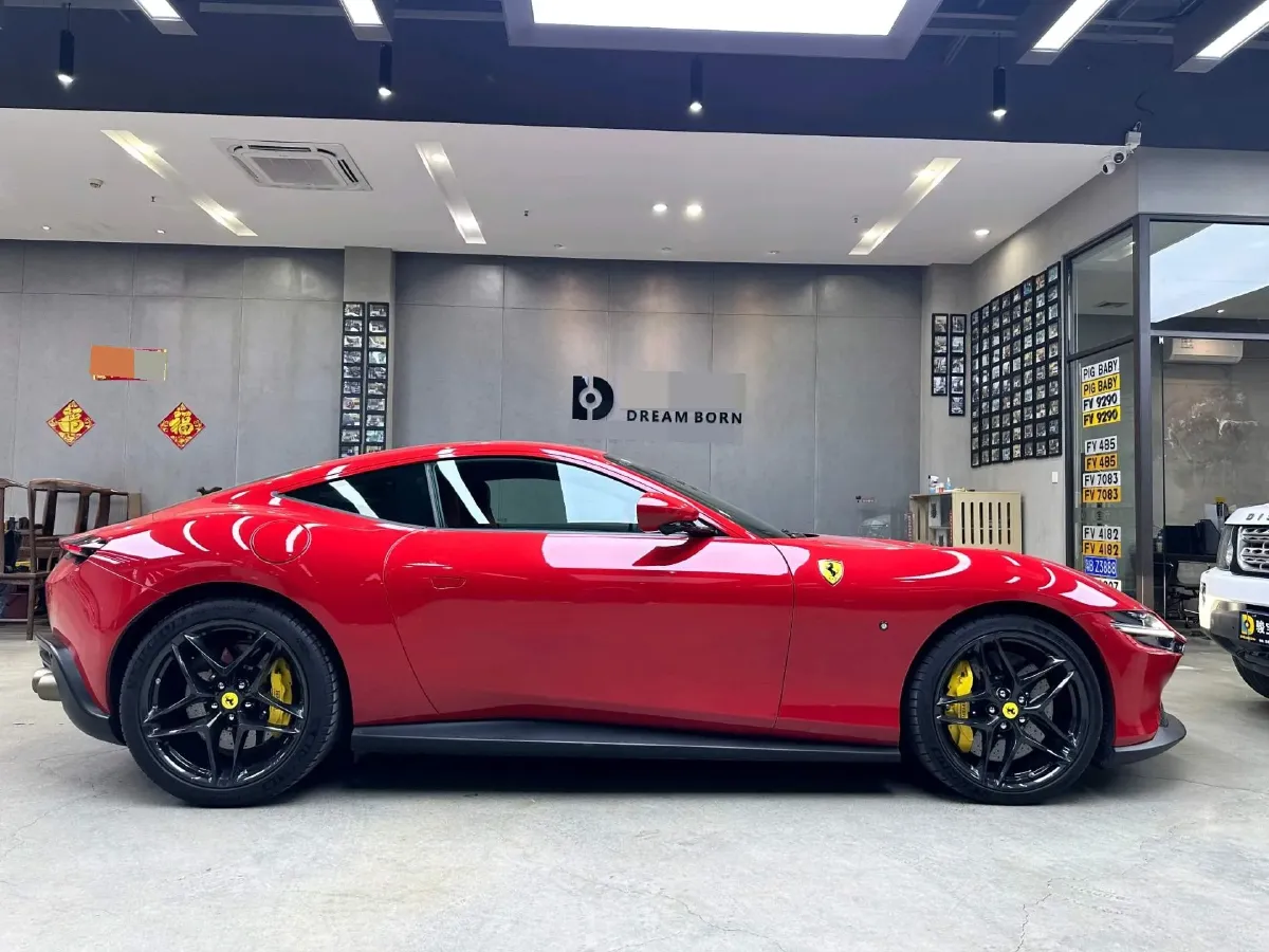 2020 Ferrari Roma 3.9T 620HP V8 8DCT,autocango,china used car exporter,china ev exporter,chinese used car exporter,chinese used ev exporter