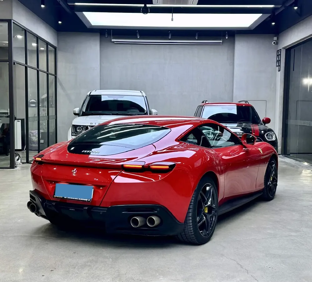 2020 Ferrari Roma 3.9T 620HP V8 8DCT,autocango,china used car exporter,china ev exporter,chinese used car exporter,chinese used ev exporter