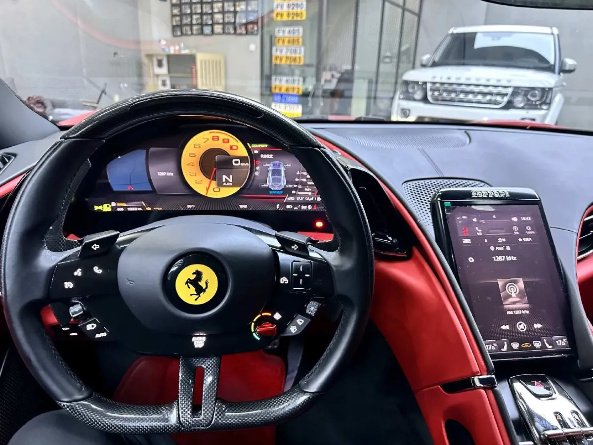 2020 Ferrari Roma 3.9T 620HP V8 8DCT,autocango,china used car exporter,china ev exporter,chinese used car exporter,chinese used ev exporter