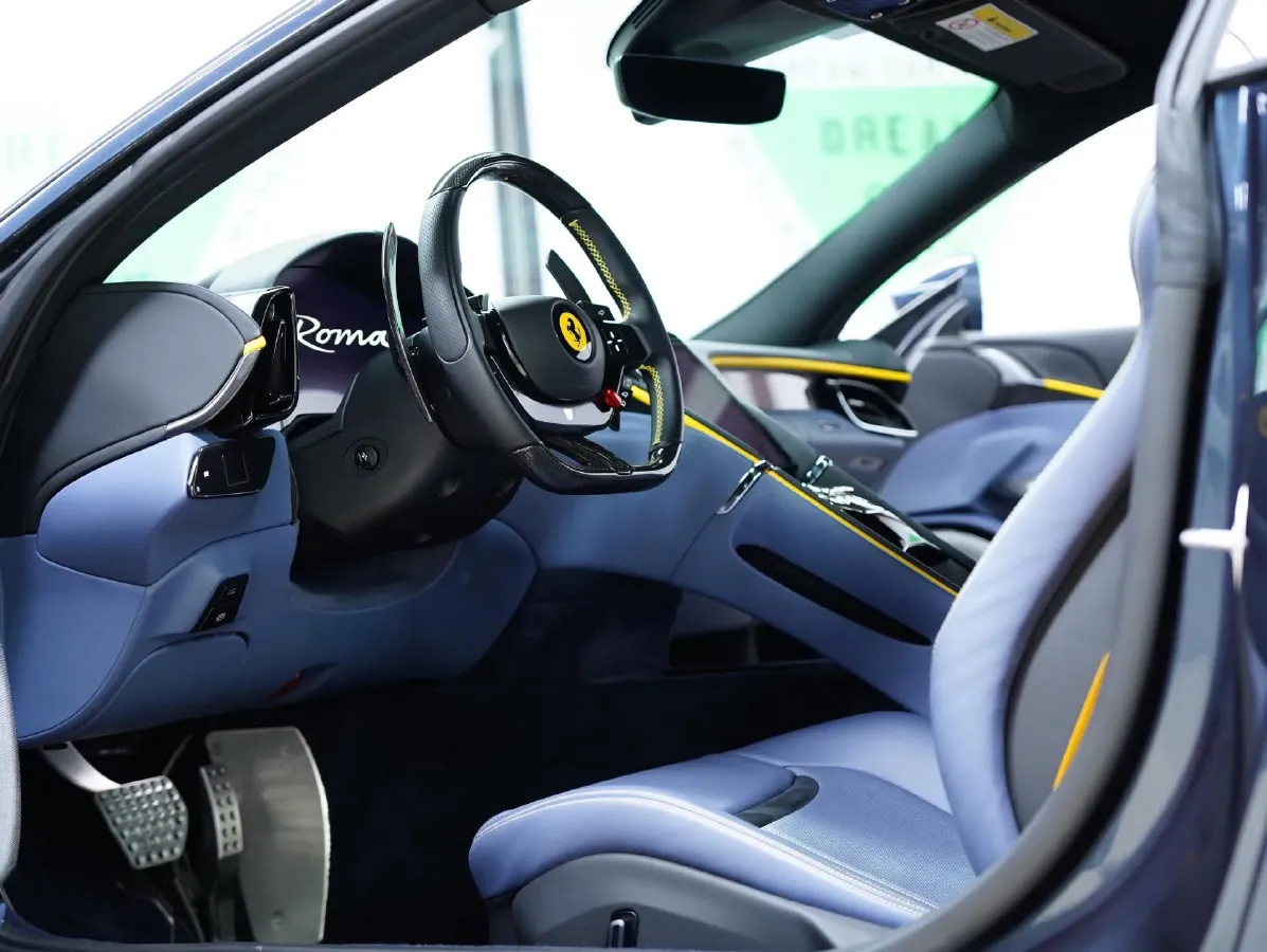 2020 Ferrari Roma 3.9T 620HP V8 8DCT,autocango,china used car exporter,china ev exporter,chinese used car exporter,chinese used ev exporter