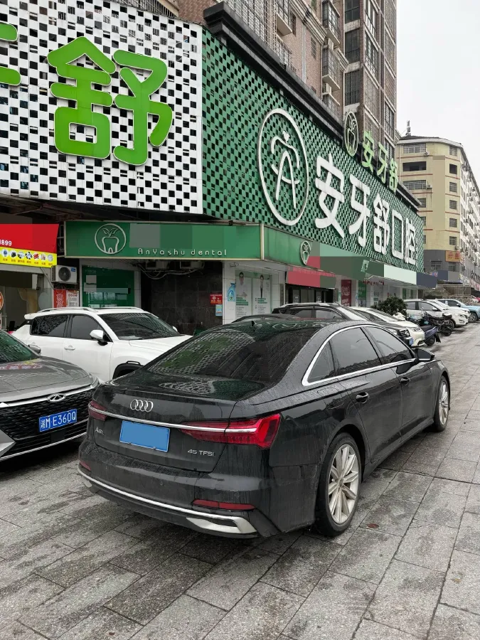 2023 Audi A6L 2.0T 245HP L4 7DCT,autocango,china used car exporter,china ev exporter,chinese used car exporter,chinese used ev exporter