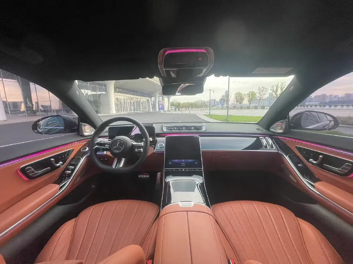 2023 Mercedes-Benz S Class 2.5T 367HP L6 9AT,autocango,china used car exporter,china ev exporter,chinese used car exporter,chinese used ev exporter