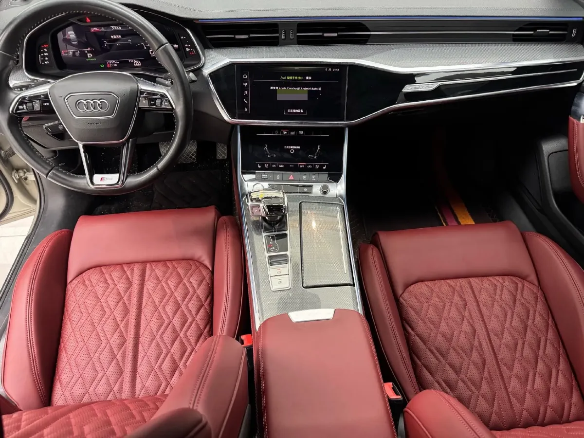 2020 Audi A6L 2.0T 224HP L4 7DCT,autocango,china used car exporter,china ev exporter,chinese used car exporter,chinese used ev exporter