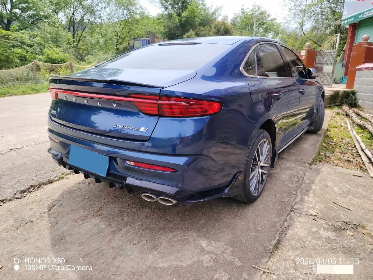 2023 Geely Preface 2.0T 190HP L4 7DCT,autocango,china used car exporter,china ev exporter,chinese used car exporter,chinese used ev exporter