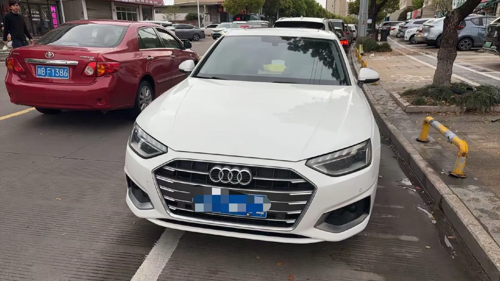 2020 Audi A4L 2.0T 190HP L4 7DCT,autocango,china used car exporter,china ev exporter,chinese used car exporter,chinese used ev exporter