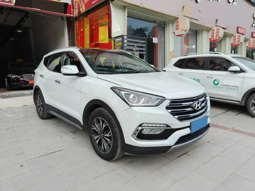 2017 Hyundai Santafe 2.0T 245HP L4 6AT,autocango,china used car exporter,china ev exporter,chinese used car exporter,chinese used ev exporter