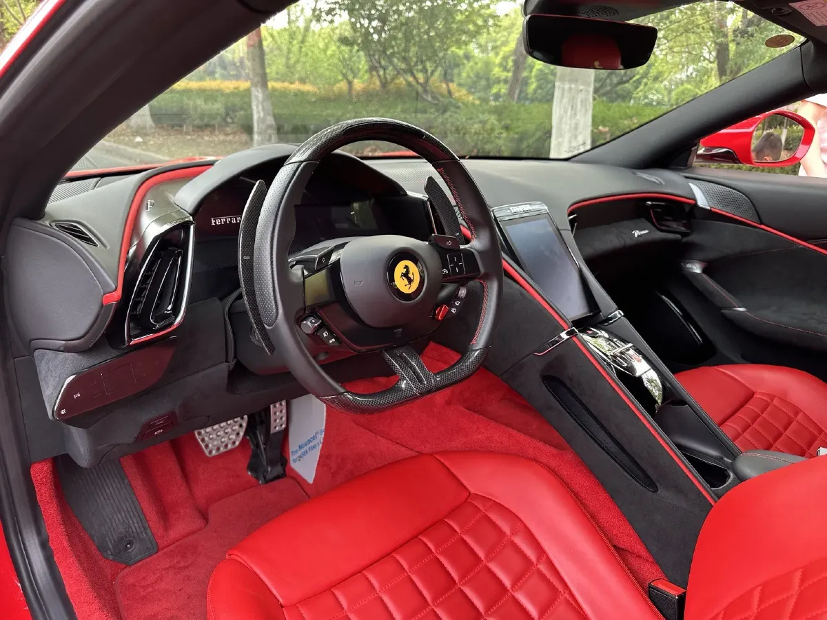 2020 Ferrari Roma 3.9T 620HP V8 8DCT,autocango,china used car exporter,china ev exporter,chinese used car exporter,chinese used ev exporter
