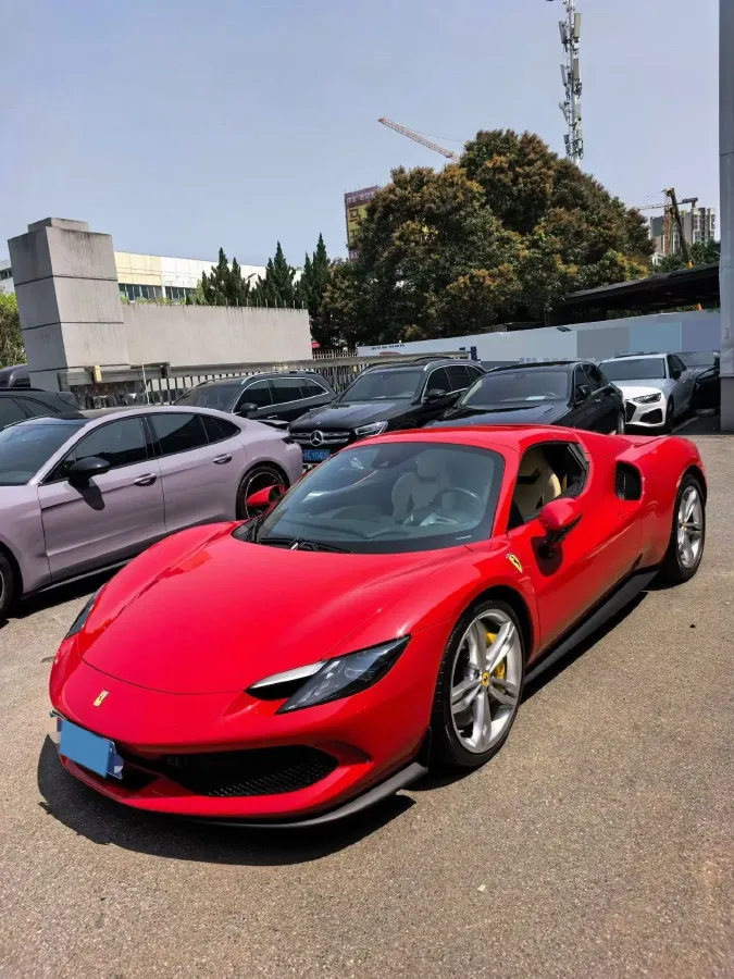 2022 Ferrari 296 3.0T 663HP V6 8DCT PHEV 7.45KWH,autocango,china used car exporter,china ev exporter,chinese used car exporter,chinese used ev exporter