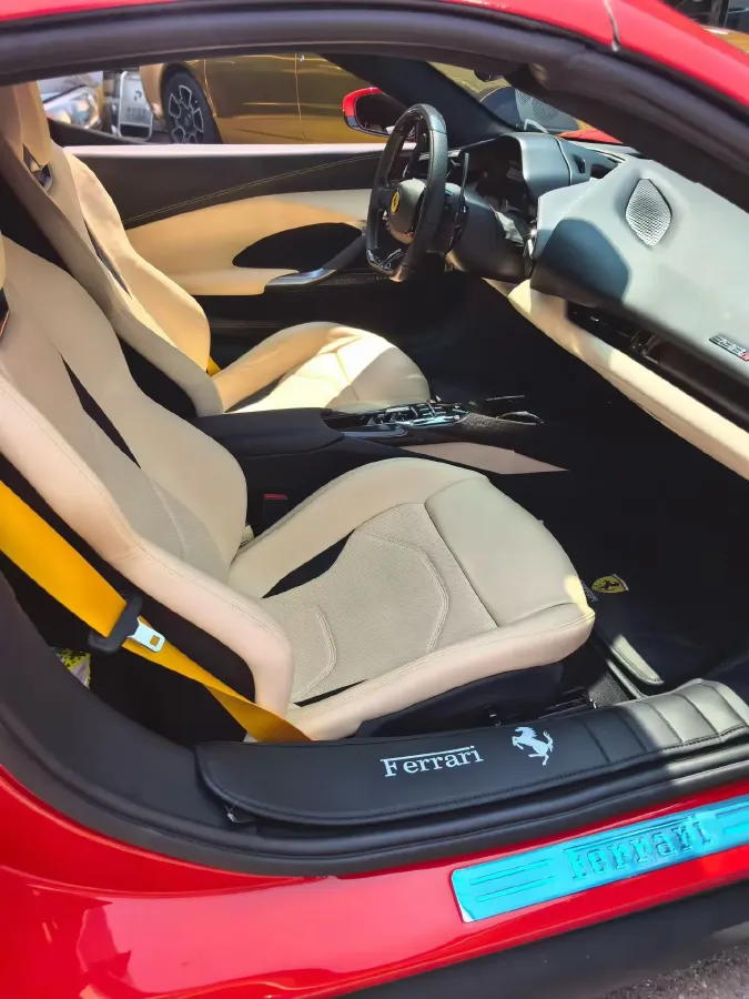 2022 Ferrari 296 3.0T 663HP V6 8DCT PHEV 7.45KWH,autocango,china used car exporter,china ev exporter,chinese used car exporter,chinese used ev exporter