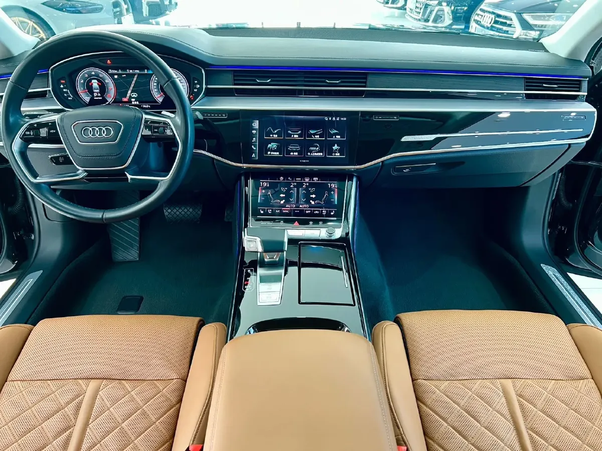 2022 Audi A8 3.0T 340HP V6 8AT,autocango,china used car exporter,china ev exporter,chinese used car exporter,chinese used ev exporter