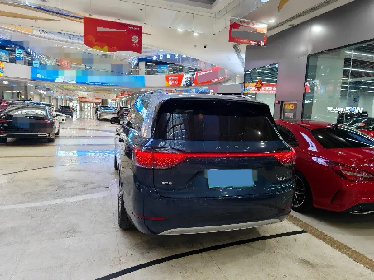 2024 AITO AITO M9 1.5T 152HP L4 REEV 42KWH,autocango,china used car exporter,china ev exporter,chinese used car exporter,chinese used ev exporter