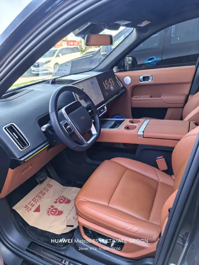 2023 Li L8 Range Extended 154HP REEV 40.9KWH,autocango,china used car exporter,china ev exporter,chinese used car exporter,chinese used ev exporter