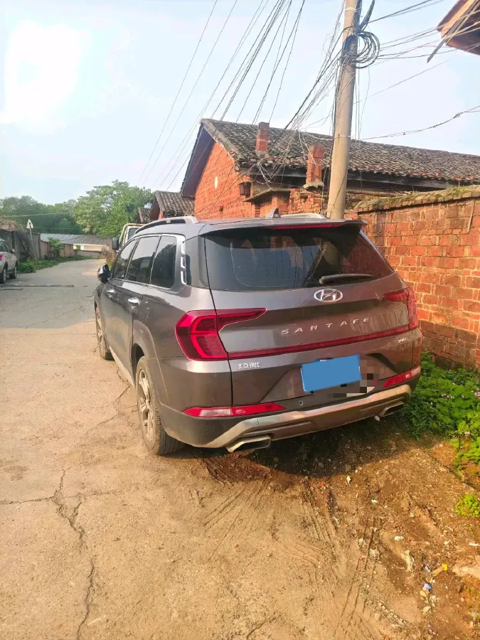 2019 Hyundai Santafe 2.0T 230HP L4 8AT,autocango,china used car exporter,china ev exporter,chinese used car exporter,chinese used ev exporter