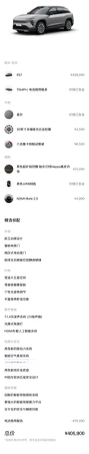 2022 NIO ES7 BEV 75KWH,autocango,china used car exporter,china ev exporter,chinese used car exporter,chinese used ev exporter