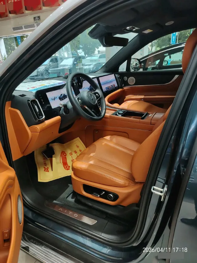 2024 AITO AITO M9 1.5T 152HP L4 REEV 52KWH,autocango,china used car exporter,china ev exporter,chinese used car exporter,chinese used ev exporter