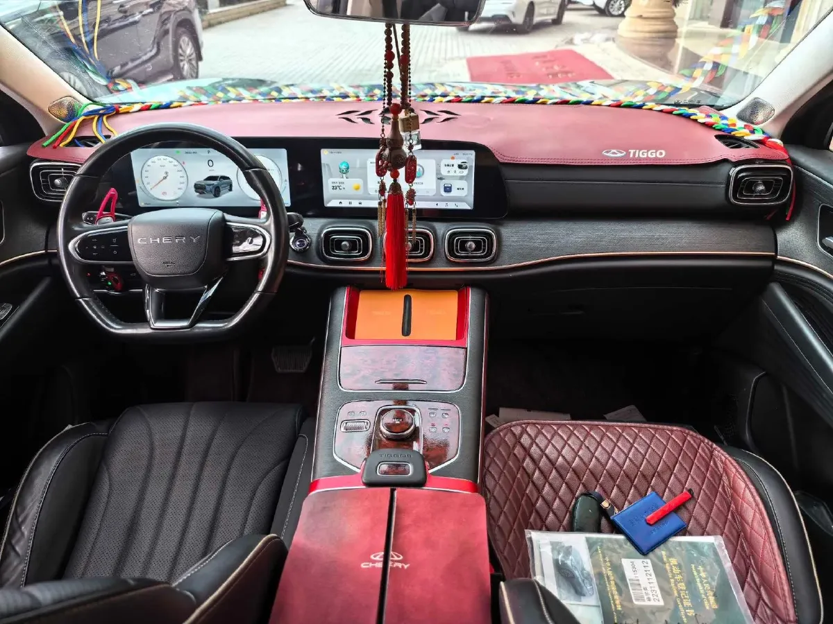 2023 Chery Tiggo 9 2.0T 261HP L4 7DCT,autocango,china used car exporter,china ev exporter,chinese used car exporter,chinese used ev exporter