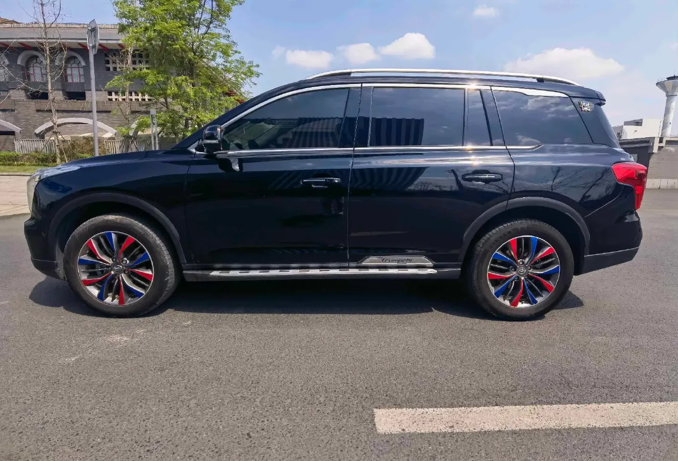 2017 GAC Trumpchi GS8 2.0T 201HP L4 6AT,autocango,china used car exporter,china ev exporter,chinese used car exporter,chinese used ev exporter