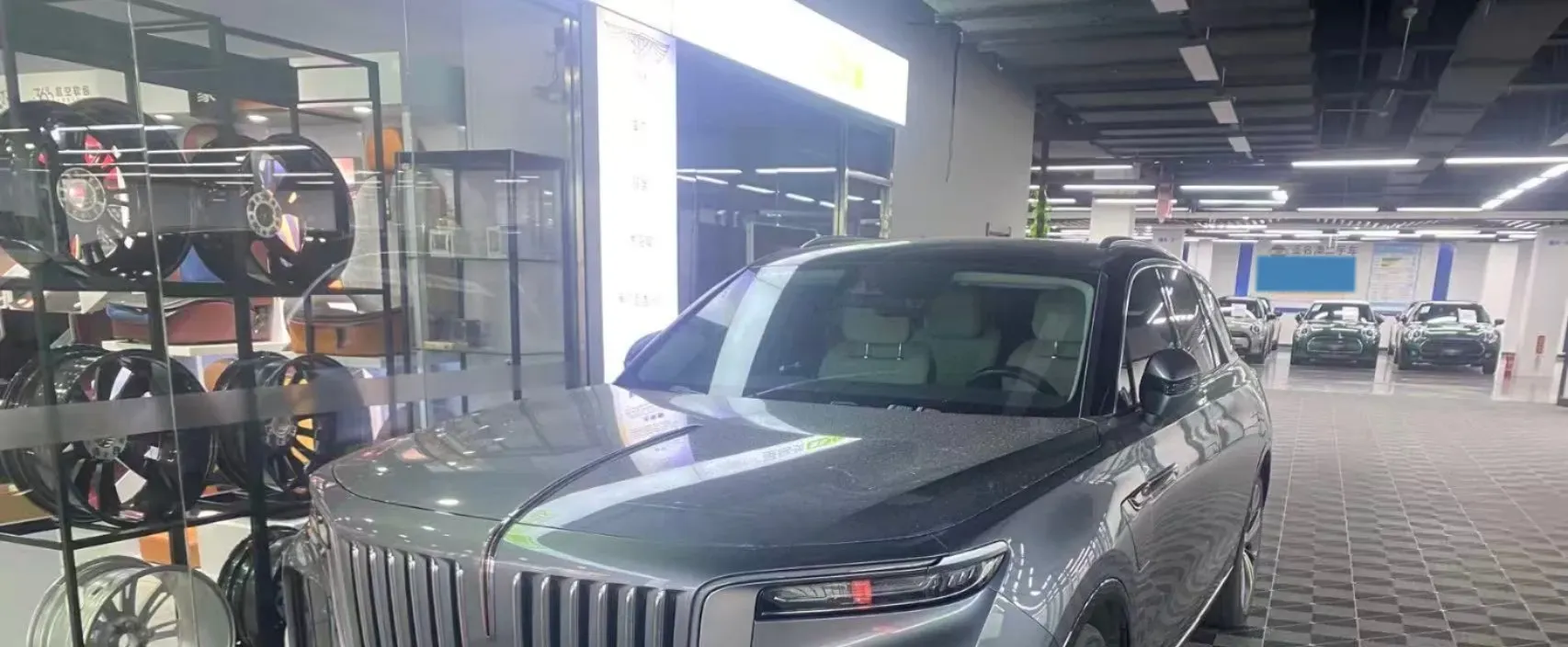 2021 HongQi E-HS9 BEV 99KWH,autocango,china used car exporter,china ev exporter,chinese used car exporter,chinese used ev exporter