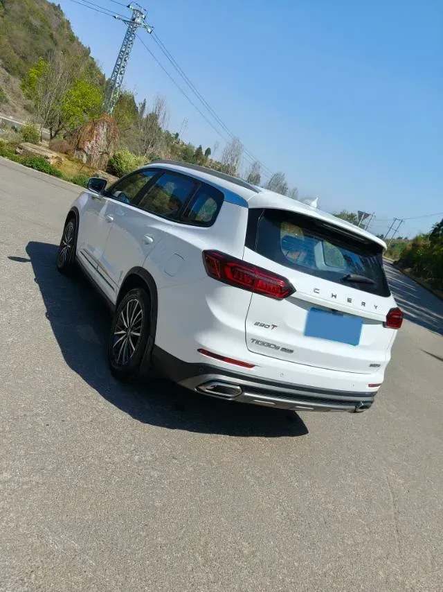 2021 Chery Tiggo 8 Plus 1.6T 197HP L4 7DCT,autocango,china used car exporter,china ev exporter,chinese used car exporter,chinese used ev exporter