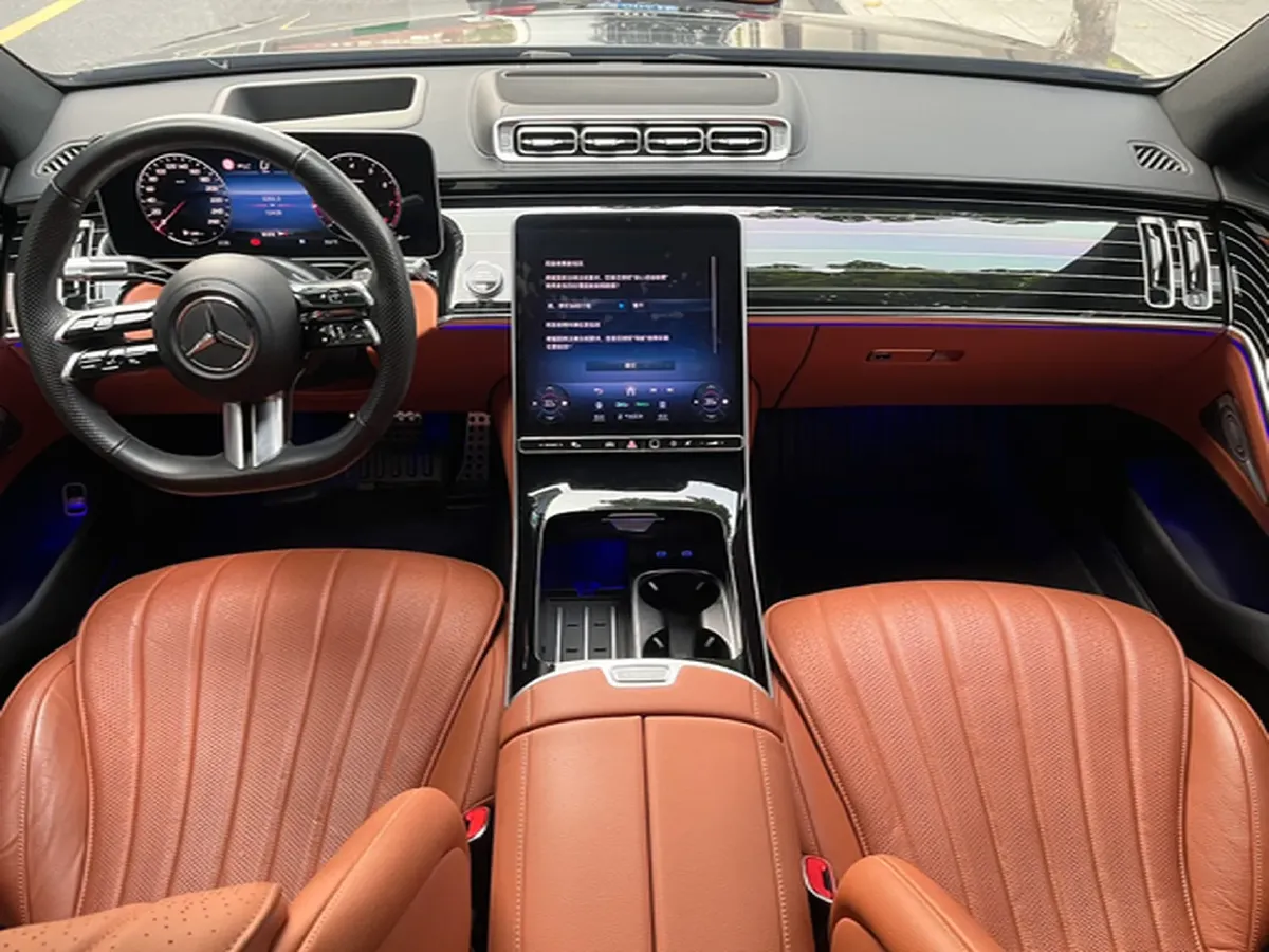 2023 Mercedes-Benz S Class 2.5T 367HP L6 9AT,autocango,china used car exporter,china ev exporter,chinese used car exporter,chinese used ev exporter