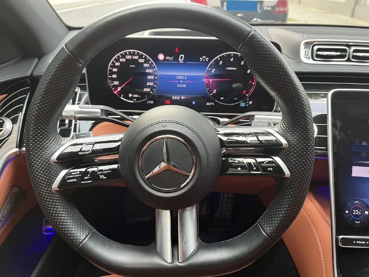 2023 Mercedes-Benz S Class 2.5T 367HP L6 9AT,autocango,china used car exporter,china ev exporter,chinese used car exporter,chinese used ev exporter