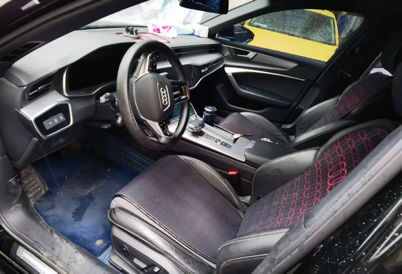 2019 Audi A6L 2.0T 190HP L4 7DCT,autocango,china used car exporter,china ev exporter,chinese used car exporter,chinese used ev exporter