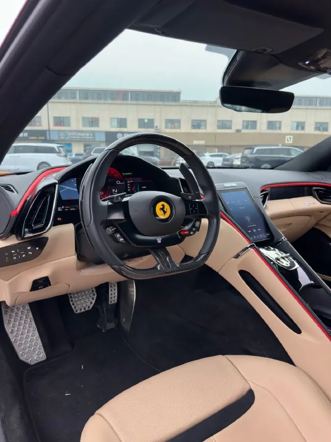 2020 Ferrari Roma 3.9T 620HP V8 8DCT,autocango,china used car exporter,china ev exporter,chinese used car exporter,chinese used ev exporter