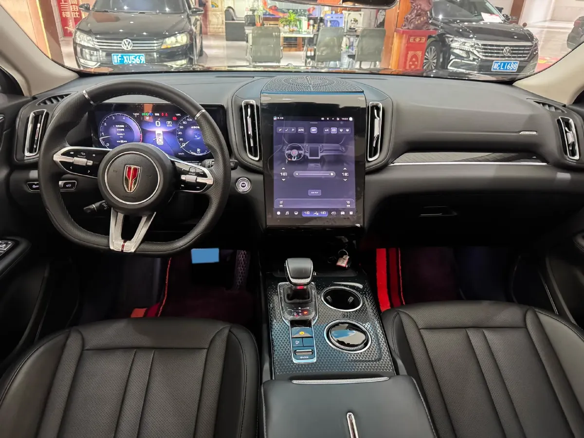 2023 HongQi HS3 1.5T 169HP L4 1DHT Hybrid 1.83KWH,autocango,china used car exporter,china ev exporter,chinese used car exporter,chinese used ev exporter