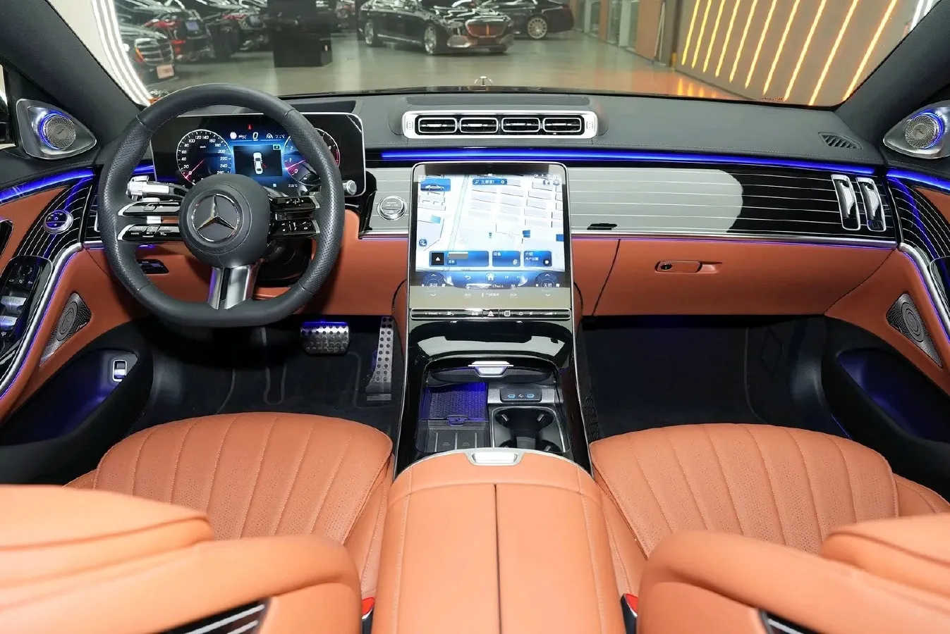 2023 Mercedes-Benz S Class 2.5T 367HP L6 9AT,autocango,china used car exporter,china ev exporter,chinese used car exporter,chinese used ev exporter