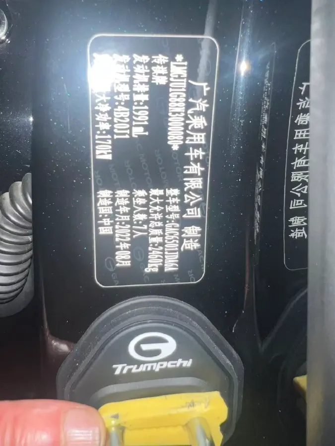 2022 GAC Trumpchi GS8 2.0T 252HP L4 8AT,autocango,china used car exporter,china ev exporter,chinese used car exporter,chinese used ev exporter