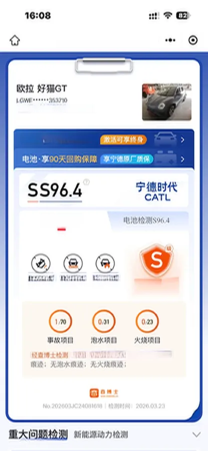 2022 Ora FunkyCat GT BEV 47.8KWH,autocango,china used car exporter,china ev exporter,chinese used car exporter,chinese used ev exporter