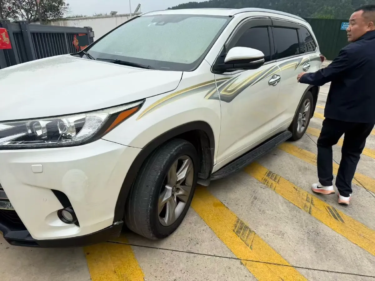 2018 Toyota Highlander 2.0T 220HP L4 6AT,autocango,china used car exporter,china ev exporter,chinese used car exporter,chinese used ev exporter