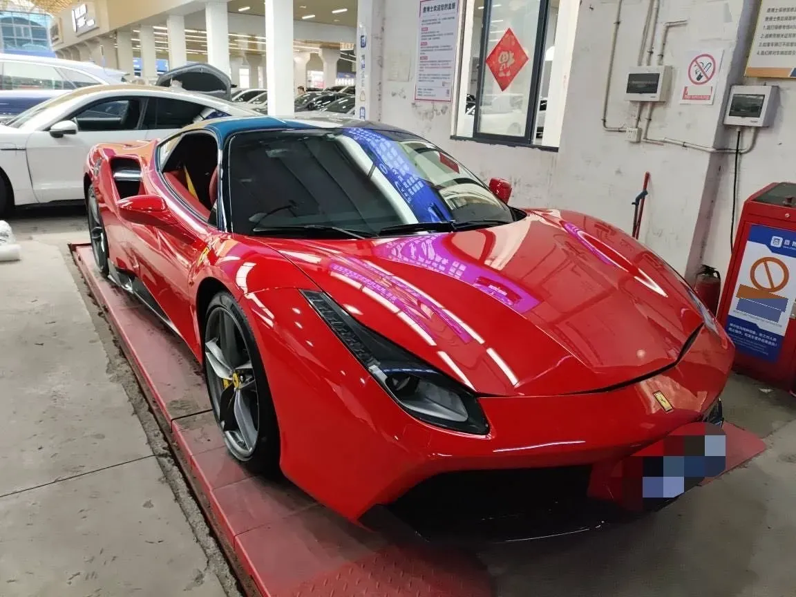 2015 Ferrari 488 3.9T 670HP V8 7DCT,autocango,china used car exporter,china ev exporter,chinese used car exporter,chinese used ev exporter