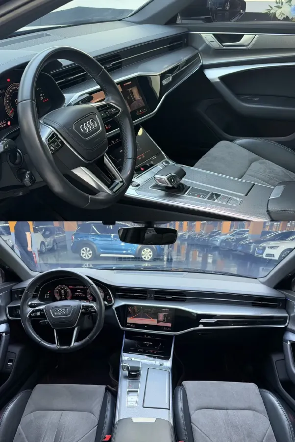 2023 Audi A6L 2.0T 245HP L4 7DCT,autocango,china used car exporter,china ev exporter,chinese used car exporter,chinese used ev exporter