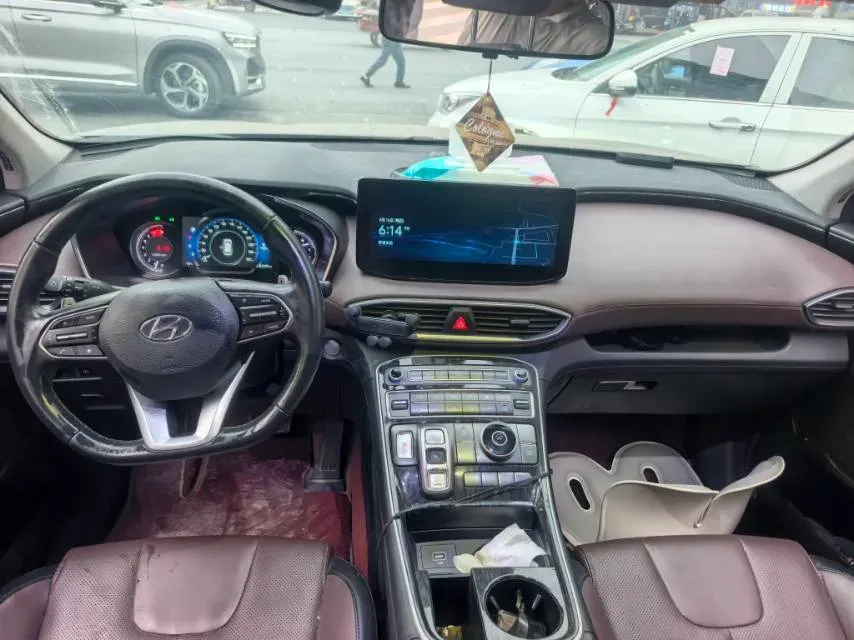 2023 Hyundai Santafe 2.0T 230HP L4 8AT,autocango,china used car exporter,china ev exporter,chinese used car exporter,chinese used ev exporter