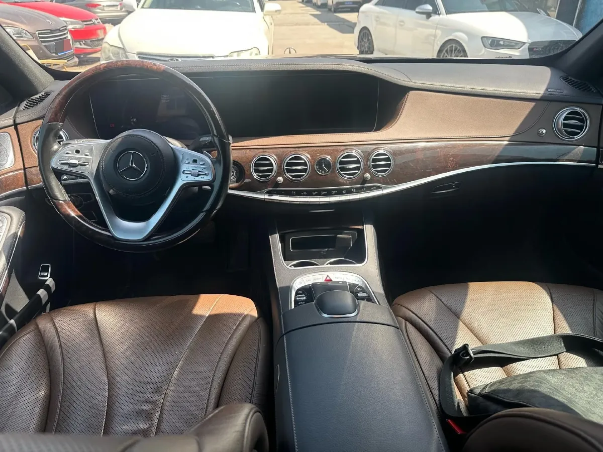 2020 Mercedes-Benz S Class 3.0T 299HP L6 9AT,autocango,china used car exporter,china ev exporter,chinese used car exporter,chinese used ev exporter