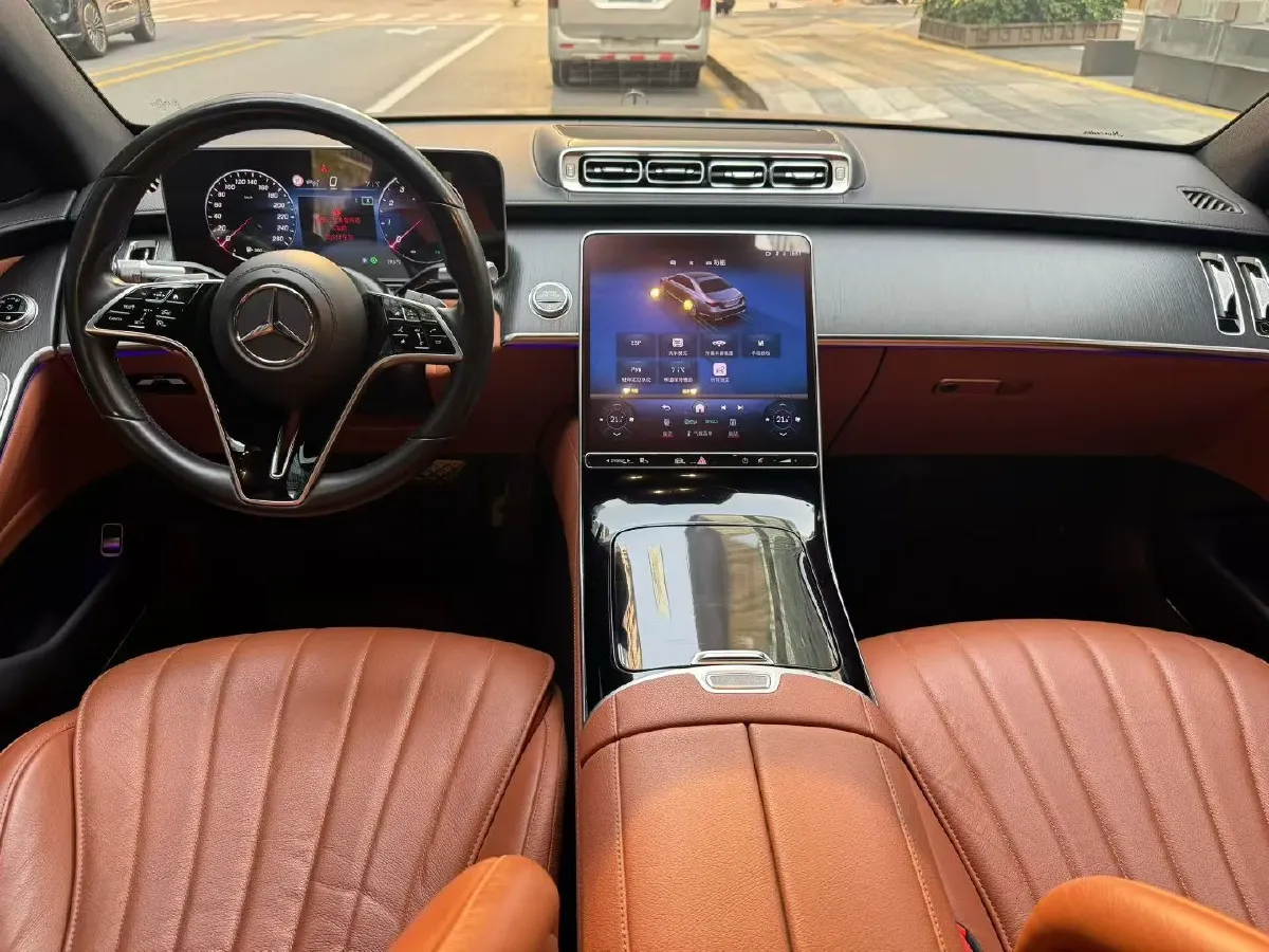 2023 Mercedes-Benz S Class 2.5T 313HP L6 9AT,autocango,china used car exporter,china ev exporter,chinese used car exporter,chinese used ev exporter