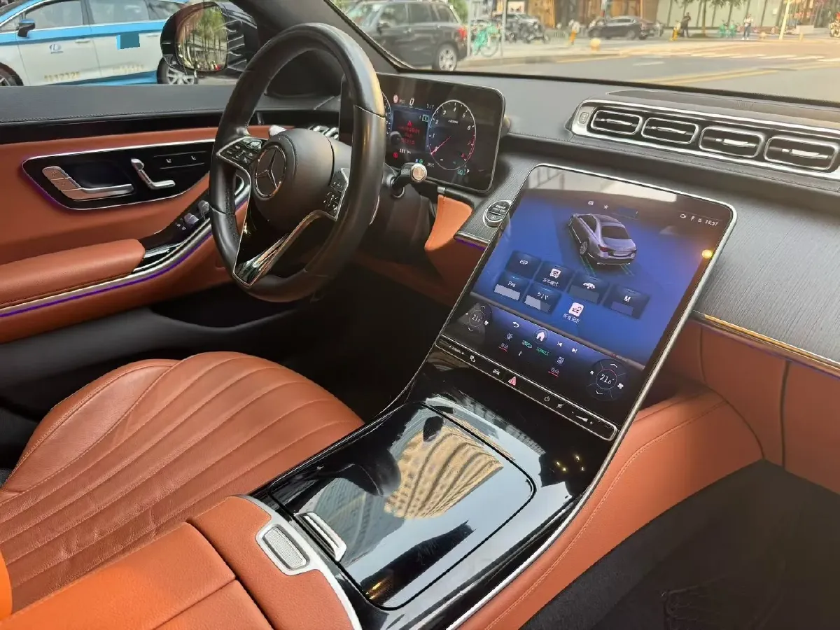 2023 Mercedes-Benz S Class 2.5T 313HP L6 9AT,autocango,china used car exporter,china ev exporter,chinese used car exporter,chinese used ev exporter