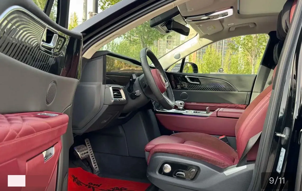 2022 HongQi E-HS9 BEV 120KWH,autocango,china used car exporter,china ev exporter,chinese used car exporter,chinese used ev exporter