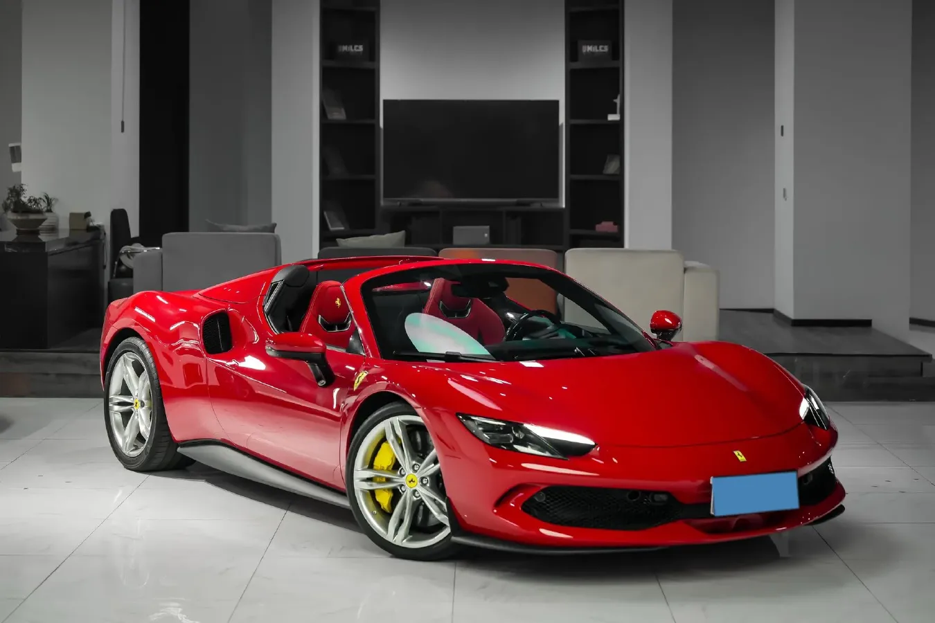 2022 Ferrari 296 3.0T 663HP V6 8DCT PHEV 7.45KWH,autocango,china used car exporter,china ev exporter,chinese used car exporter,chinese used ev exporter