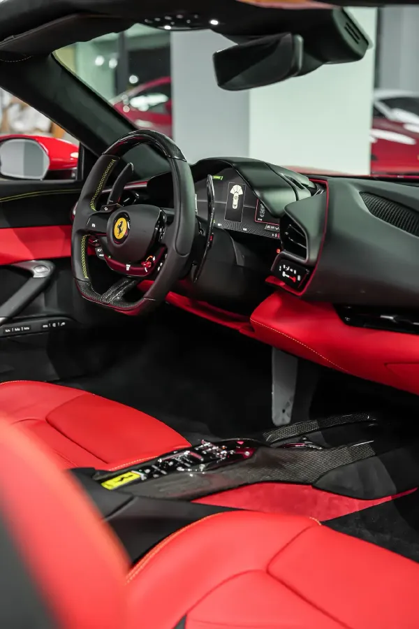 2022 Ferrari 296 3.0T 663HP V6 8DCT PHEV 7.45KWH,autocango,china used car exporter,china ev exporter,chinese used car exporter,chinese used ev exporter