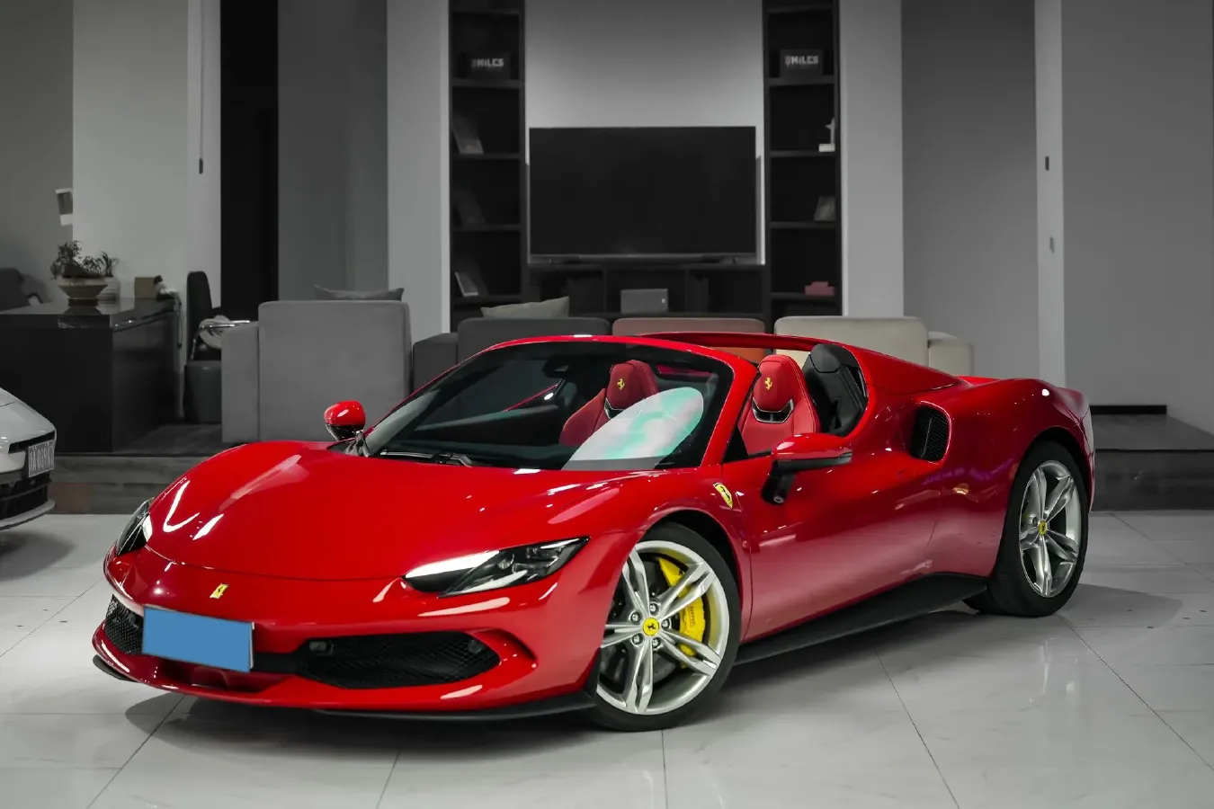 2022 Ferrari 296 3.0T 663HP V6 8DCT PHEV 7.45KWH,autocango,china used car exporter,china ev exporter,chinese used car exporter,chinese used ev exporter