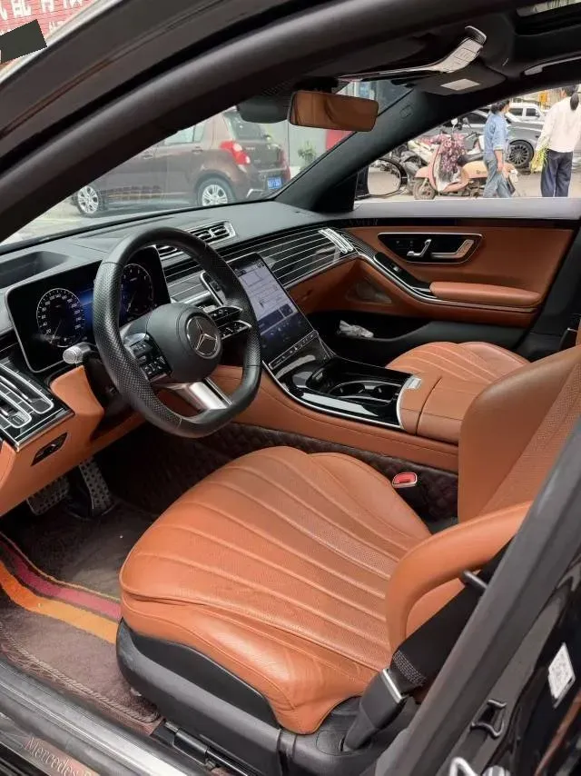 2022 Mercedes-Benz S Class 2.5T 367HP L6 9AT,autocango,china used car exporter,china ev exporter,chinese used car exporter,chinese used ev exporter