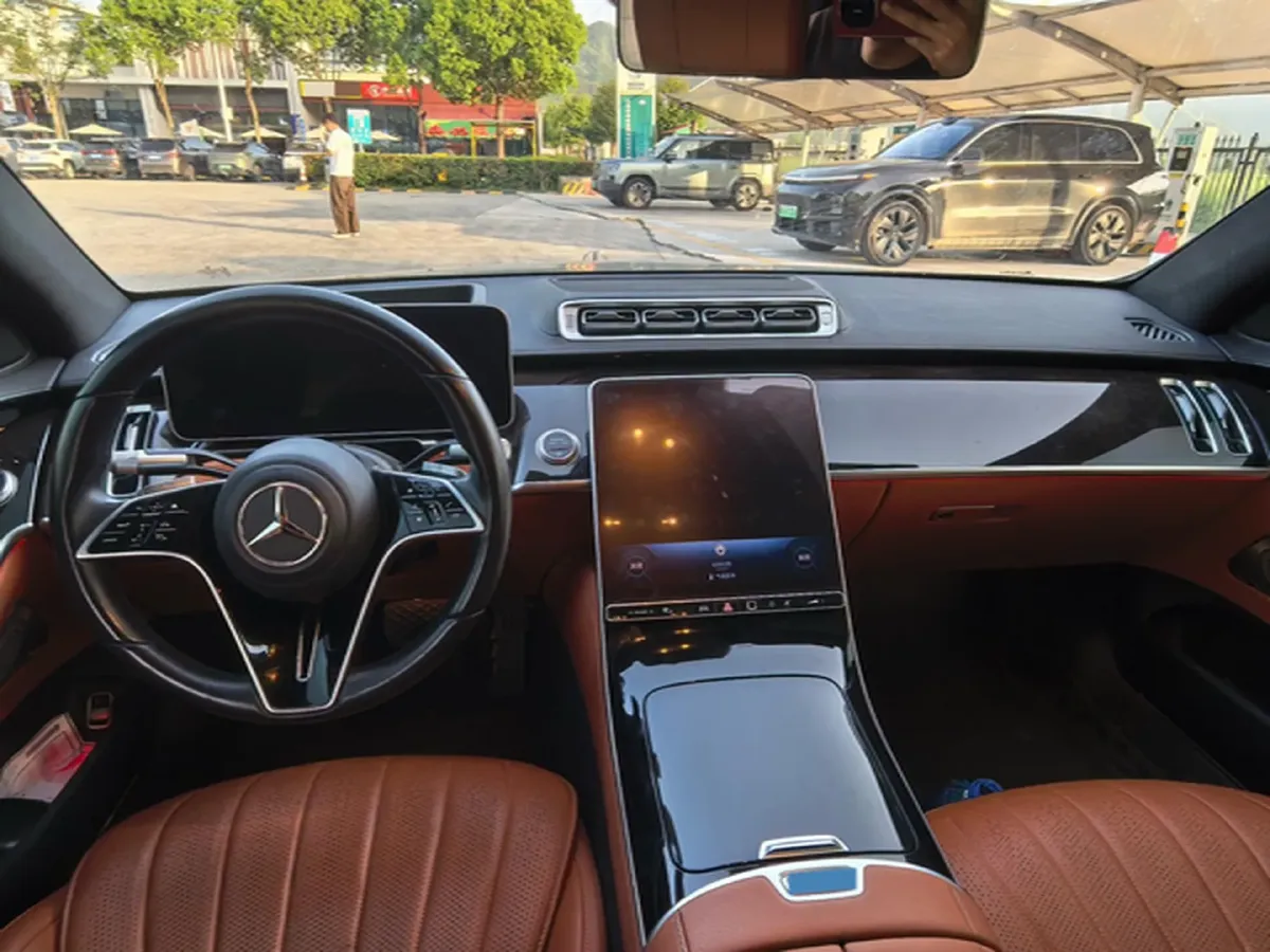 2022 Mercedes-Benz S Class 2.5T 313HP L6 9AT,autocango,china used car exporter,china ev exporter,chinese used car exporter,chinese used ev exporter
