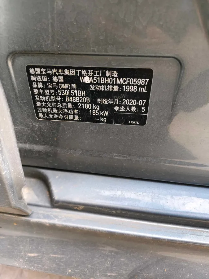 2021 BMW 5 Series 2.0T 252HP L4 8AT,autocango,china used car exporter,china ev exporter,chinese used car exporter,chinese used ev exporter