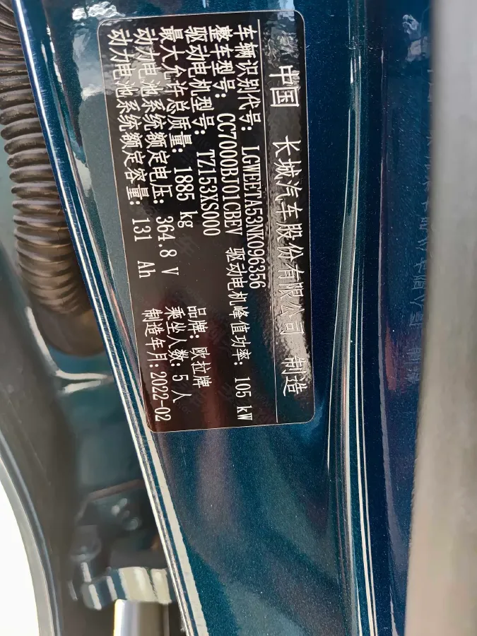 2022 Ora FunkyCat BEV 47.8KWH,autocango,china used car exporter,china ev exporter,chinese used car exporter,chinese used ev exporter