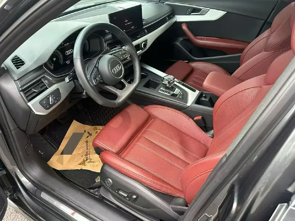 2021 Audi A4L 2.0T 190HP L4 7DCT,autocango,china used car exporter,china ev exporter,chinese used car exporter,chinese used ev exporter