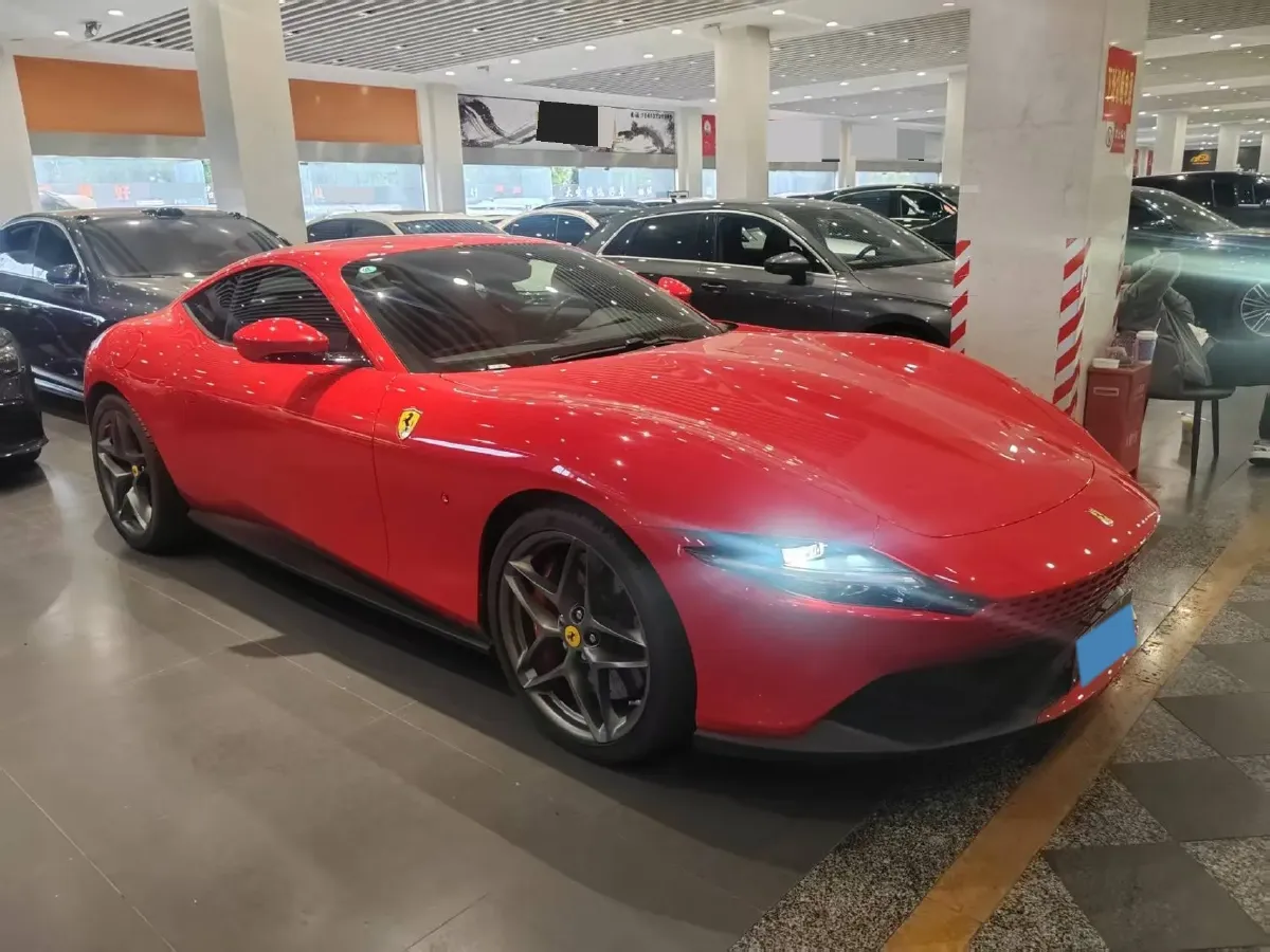 2020 Ferrari Roma 3.9T 620HP V8 8DCT,autocango,china used car exporter,china ev exporter,chinese used car exporter,chinese used ev exporter
