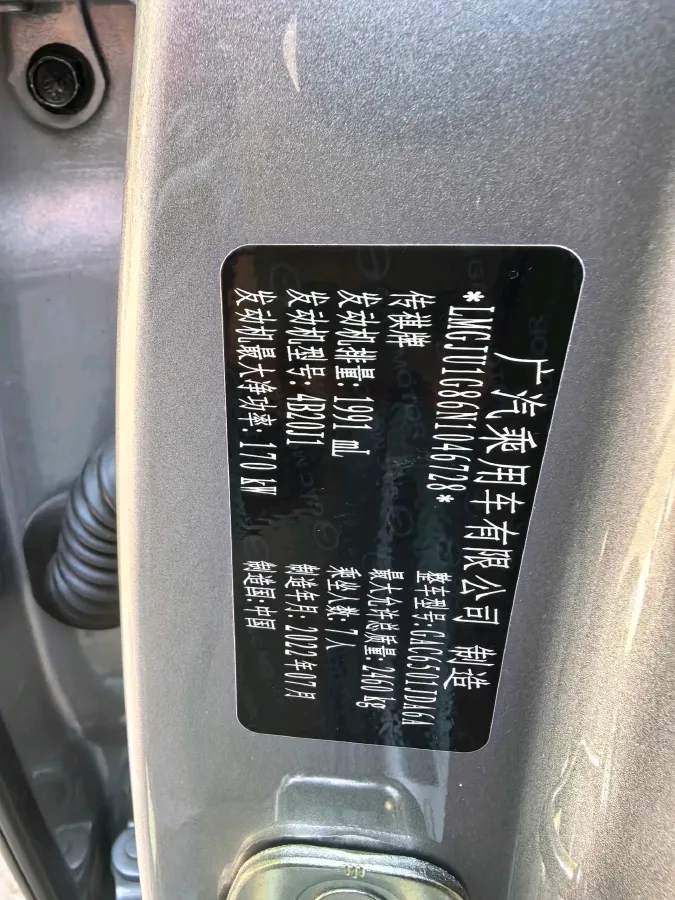 2022 GAC Trumpchi GS8 2.0T 252HP L4 8AT,autocango,china used car exporter,china ev exporter,chinese used car exporter,chinese used ev exporter