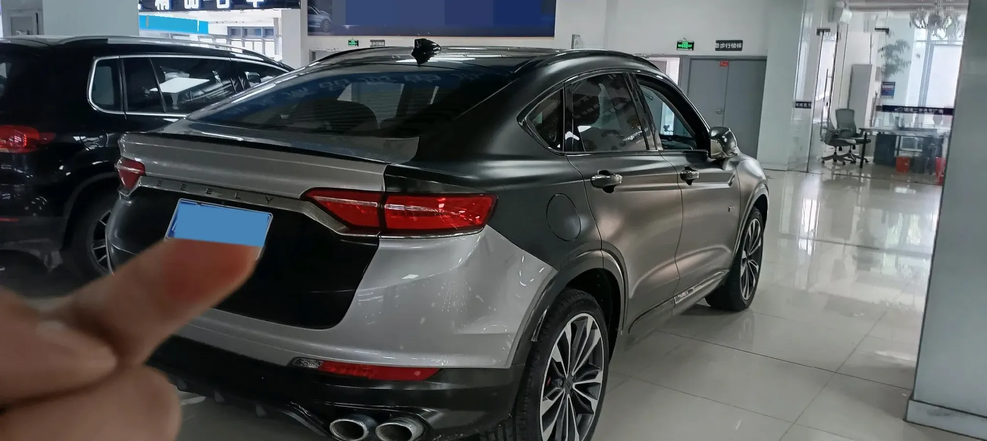 2019 Geely Tugella 2.0T 238HP L4 8AT,autocango,china used car exporter,china ev exporter,chinese used car exporter,chinese used ev exporter